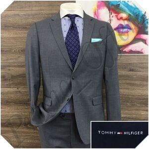 TOMMY HILFIGER Mens Suit 2‎ Piece Set Size 42L Jacket Blazer Pants Wool Casual